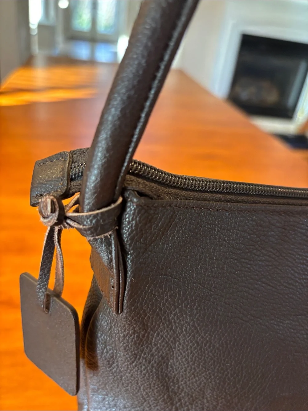 THE SAK CHOCOLATE BROWN LEATHER HOBO BAG BOHO BOHEMIAN PEBBLE LEATHER CLASSIC 🤎